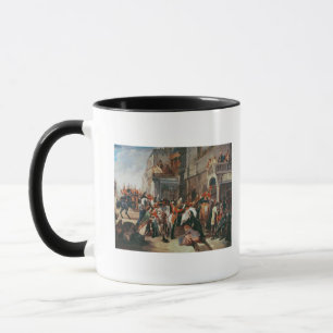 Fourth Dragoon Guards leaving Mug