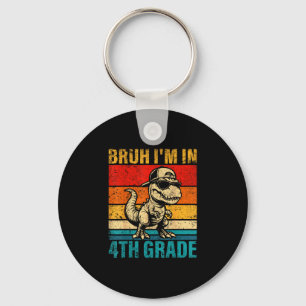 Fourth grade dinosaur bruh in 4th grade student key ring