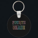 Fourth Grade Dream Team 4th Grade First Day Of Sch Key Ring<br><div class="desc">Fourth Grade Dream Team 4th Grade First Day Of School</div>