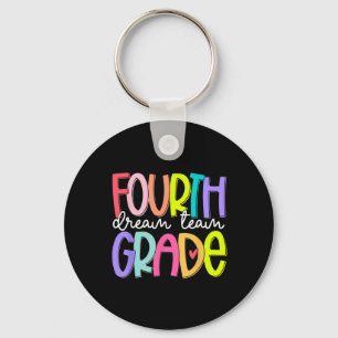 Fourth Grade Dream Team Back To School 4th Grade T Key Ring