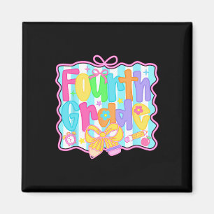 Fourth Grade Girls Ck To School Bow Cute Coquette Magnet