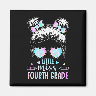 Fourth Grade Little Miss Back To School 4th Grade Magnet