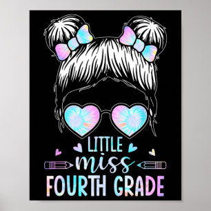 Fourth Grade Little Miss Ck To School 4th Grade Li Poster