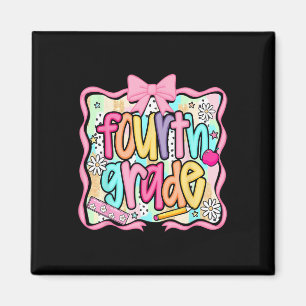 Fourth Grade Pencil Coquette Ck To School Teachers Magnet