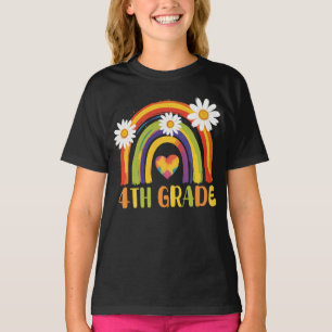 Fourth Grade Rainbow Back to School 4th Grade T-Shirt