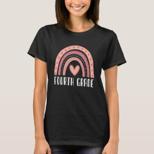 Fourth Grade Rainbow Team Hello Fourth Grade Rocks T-Shirt