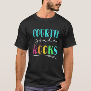 Fourth Grade Rocks Back To School Team 4th Grade T-Shirt