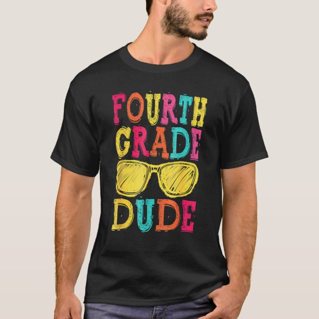 Fourth Grade School Summer  Back To School Summer T-Shirt (Front)