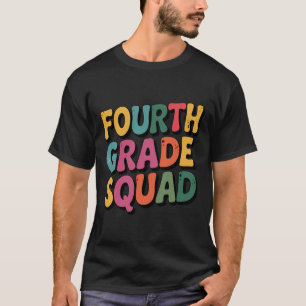 Fourth Grade Squad 4th Teacher Crew Ck To School T T-Shirt