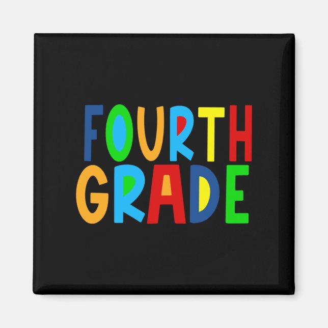 Fourth Grade Squad Magnet (Front)