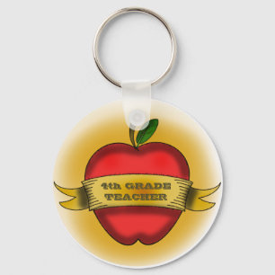fourth grade Teacher Keychain