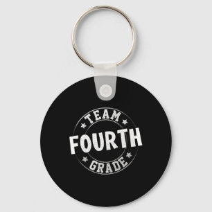 Fourth Grade Teacher Student Back To School 4th Gr Key Ring