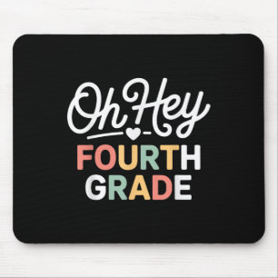 Fourth Grade Teachers Colourful Back To School Des Mouse Pad