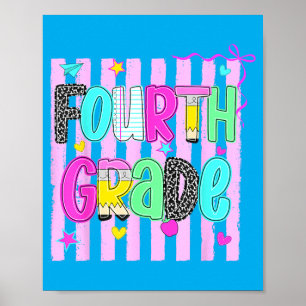 Fourth Grade Team 4th Grade Back To School Teacher Poster