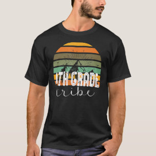 Fourth Grade Tribe Teacher Student Team 4th Grade T-Shirt