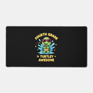 Fourth Grade Turtle-y Awesome First Day of Fourth Desk Mat
