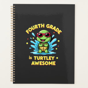 Fourth Grade Turtle-y Awesome First Day of Fourth Planner