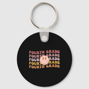 Fourth Grade Vibes 4th Grade Team 1st Day of Schoo Key Ring
