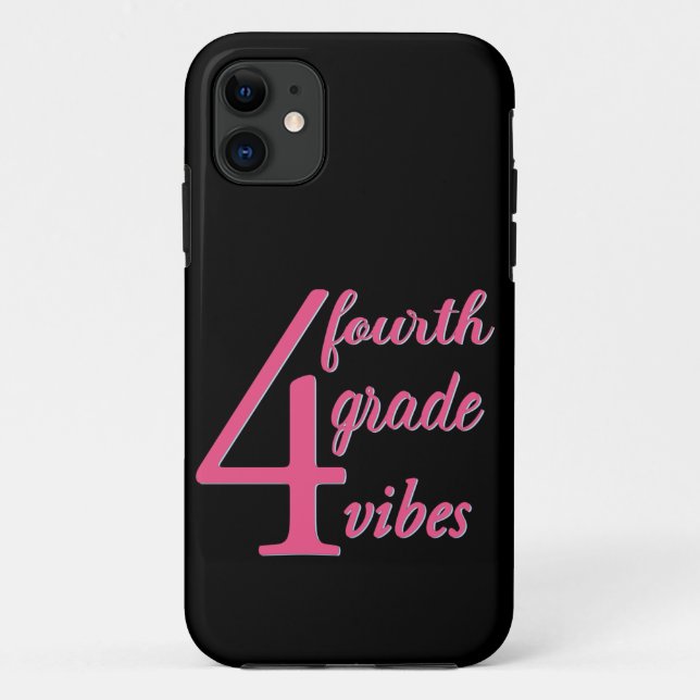 Fourth Grade Vibes Case-Mate iPhone Case (Back)