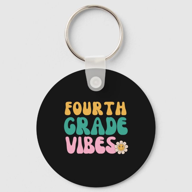 FOURTH GRADE VIBES KEY RING (Front)