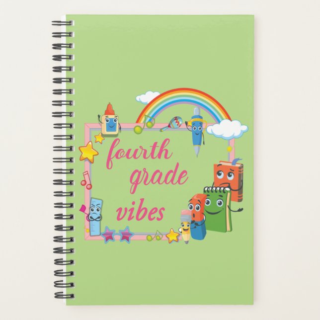 Fourth Grade Vibes Planner (Front)