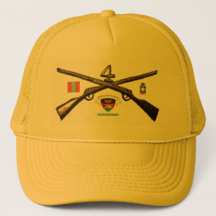 Fourth Infantry Regiment Cross Rifles Trucker Hat
