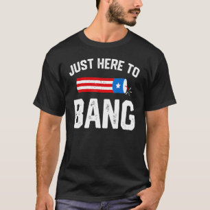 Fourth Of July 4th July Fireworks Just Here To Ban T-Shirt