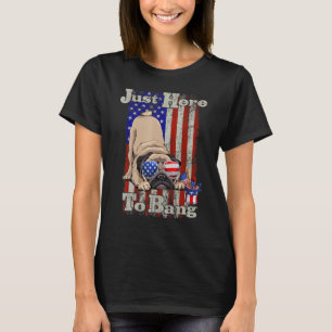 Fourth Of July 4th Of July I'm Just Here To Bang 1 T-Shirt