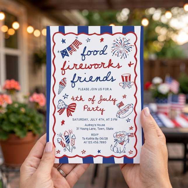 Fourth of July Barbeque Invitation (Creator Uploaded)