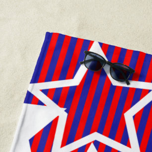 Fourth of July Beach Towel