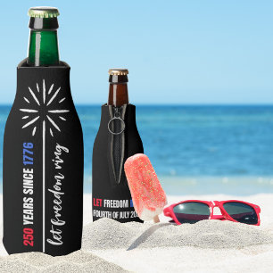 Fourth of July Bottle Cooler Koozie