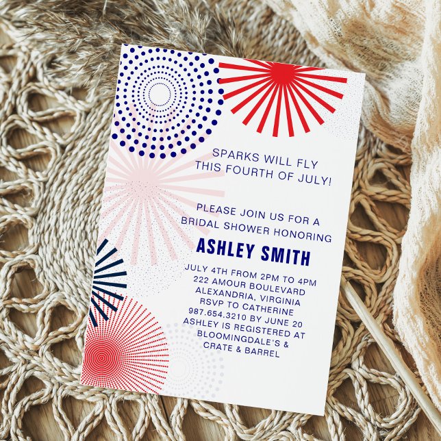 Fourth of July Bridal Shower Invitation for July 4 (Creator Uploaded)