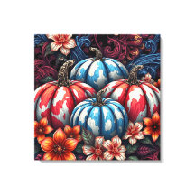 Fourth Of July Camo Pumpkins