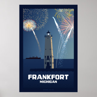 Fourth of July Celebration, Frankfort, Michigan Li Poster