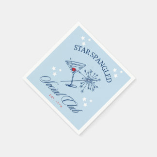 Fourth of July cocktail napkins 