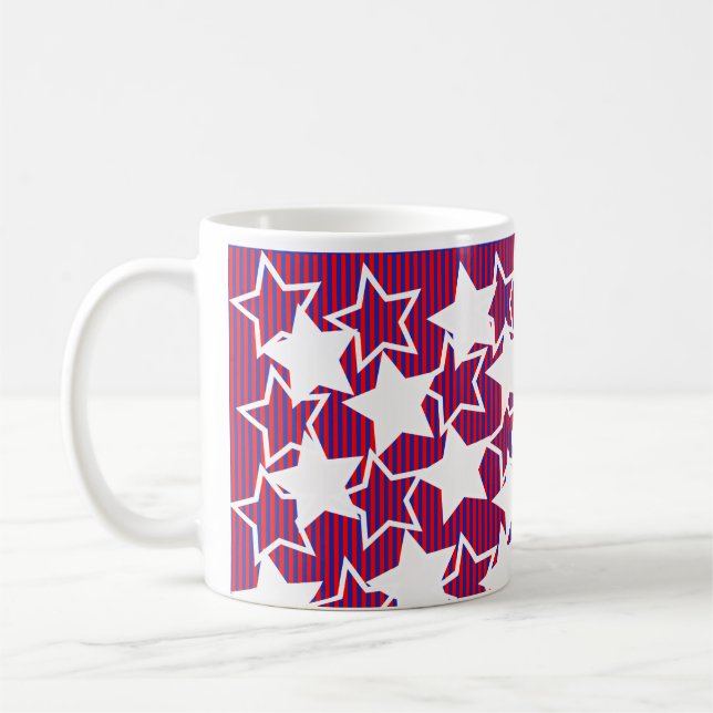 Fourth of July  Coffee Mug (Left)