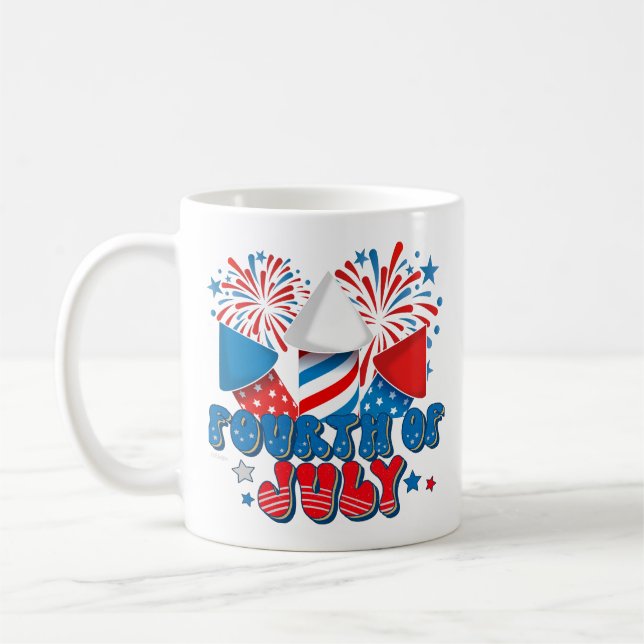 FOURTH OF JULY  COFFEE MUG (Left)