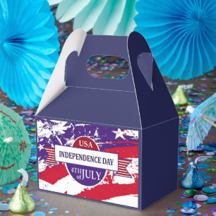 Fourth of July Favour Boxes A Star-Spangled Way