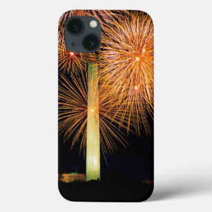 Fourth of July, Firework Display, Skyline iPhone 13 Case