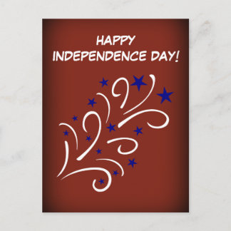 Fourth of July Fireworks Postcard