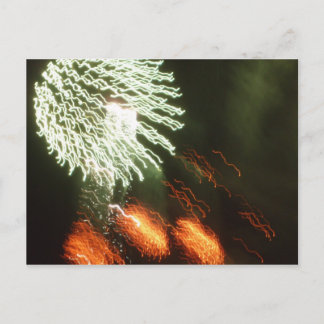 Fourth of July fireworks Postcard