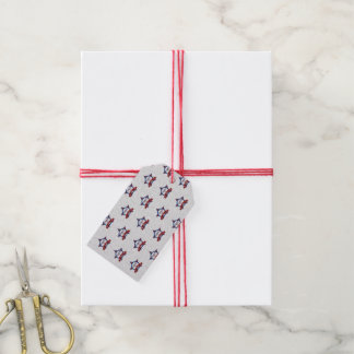 Fourth Of July Glitter Gift Tags