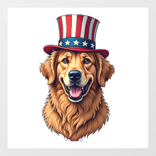 Fourth of July Golden Retriever Vintage Shirt 4