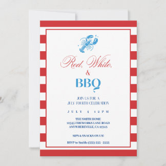 Fourth of July Independence Day Invitation