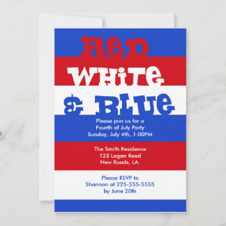 Fourth of July Invitation
