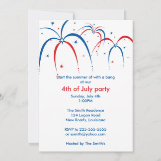 Fourth of July Invitation