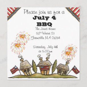 Fourth of July Invite