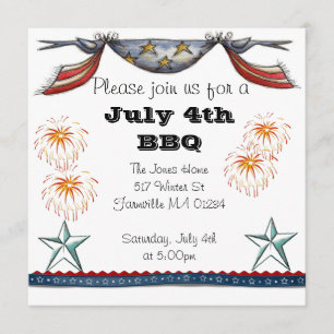 Fourth of July Invite