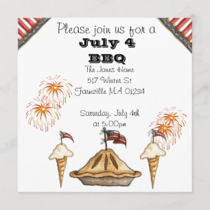 Fourth of July Invite