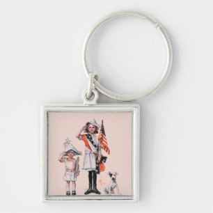 Fourth of July Key Ring